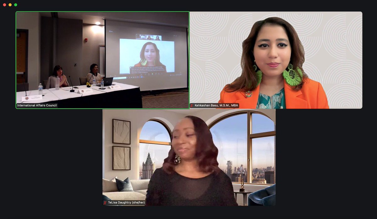 Kehkashan Basu, M.S.M., MBA (@kehkashanbasu) on Twitter photo Delighted to speak at the Idaho State University Frank Church Symposium's panel on "Global Discourses", on #IntersectionalFeminism, globalizationโs impact on #GenderEquality, dismantling the cisheteropatriarchy & uplifting women & girls in all our diversity!๐ฉ๐ฝ๐ณ๏ธโ๐๐ณ๏ธโโง๏ธ๐๐ช๐ฝ
#WomenPower Delighted to speak at the Idaho State University Frank Church Symposium's panel on "Global Discourses", on #IntersectionalFeminism, globalizationโs impact on #GenderEquality, dismantling the cisheteropatriarchy & uplifting women & girls in all our diversity!๐ฉ๐ฝ๐ณ๏ธโ๐๐ณ๏ธโโง๏ธ๐๐ช๐ฝ
#WomenPower