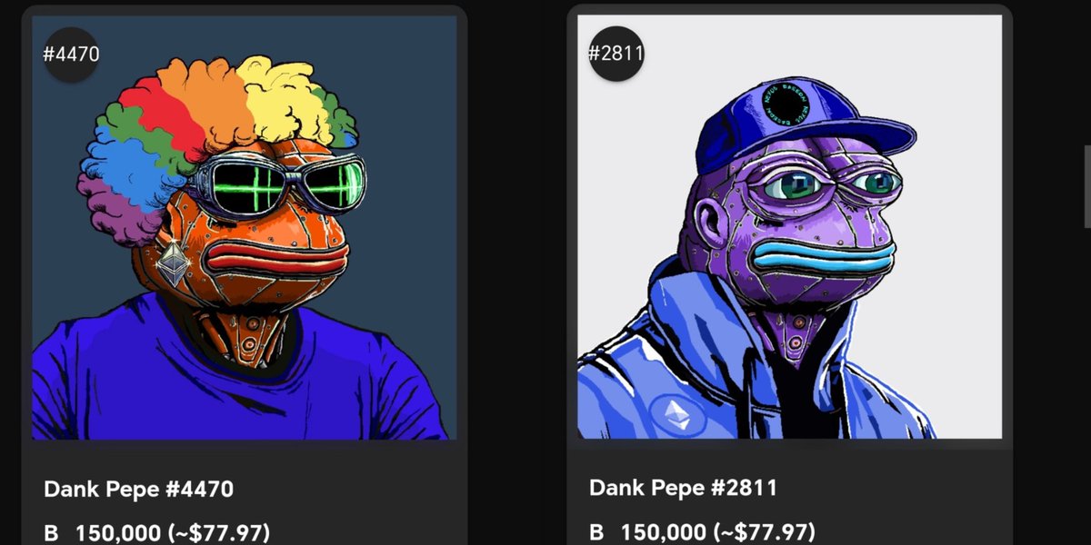 dankula_gg's tweet photo. Hi #DankGang,
I just dropped 2 @Dank_Pepes on @nachonft_xyz for 150k $BASED each. No rush, but they might not stick around long.
#DankPepes #DankArmy #DankKing #DankMovement #DankCulture #DankMemes #DankAF https://t.co/0skcThdBSH