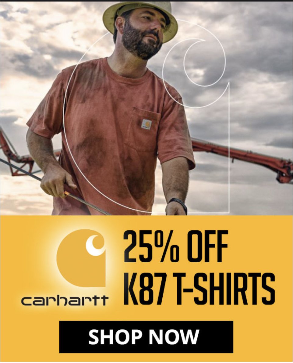workingperson's tweet image. It's that time of year again!  Your favorite Carhartt work shirts are 25% off.  Head over to Working Person's Store and grab yours today -&amp;gt; bit.ly/44a8TyF 

#WorkingPersonsStore #K87 #WorkShirts #Carhartt