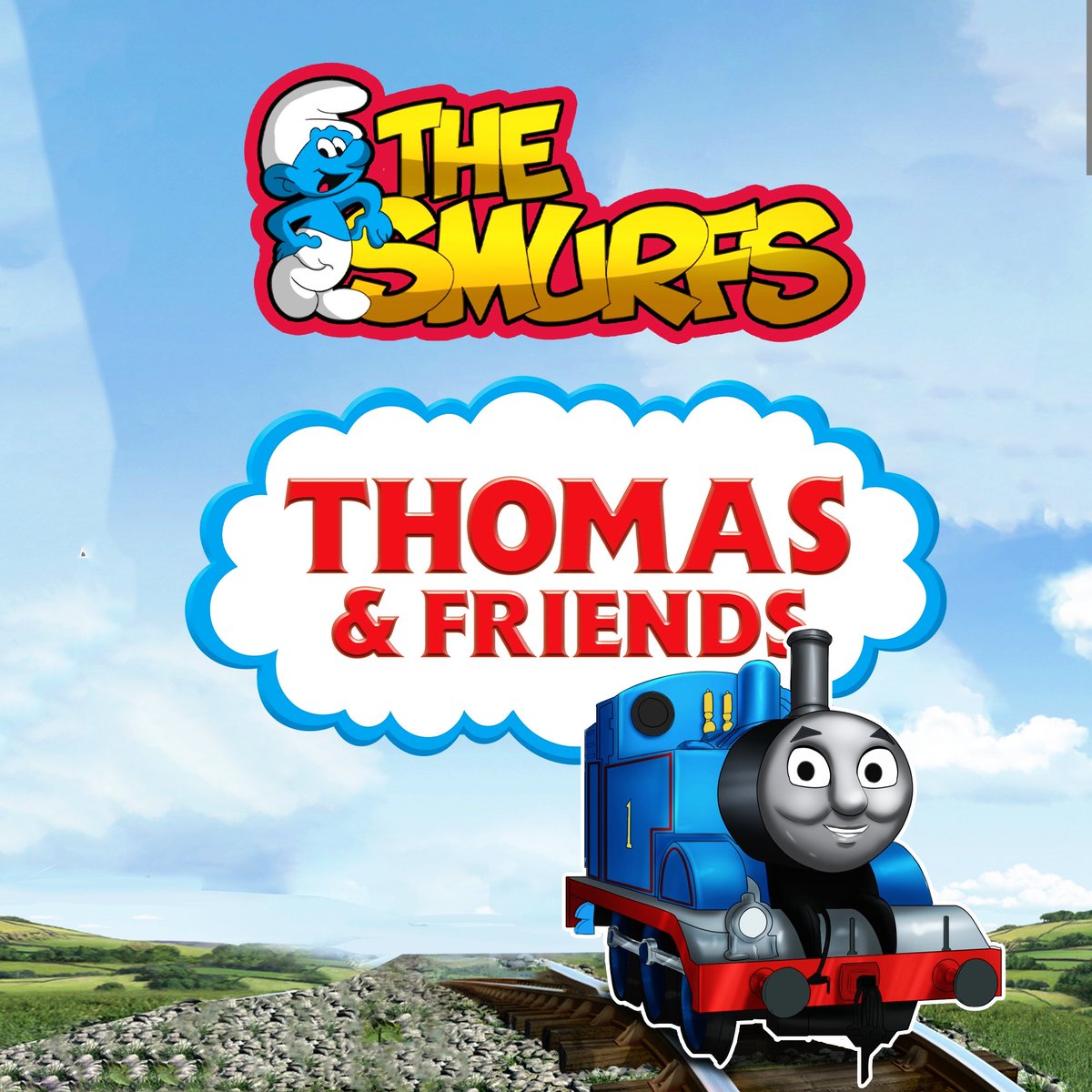 Oliviaa_96's tweet image. This is a Thomas &amp;amp; Friends and Smurfs cover artwork that I created for my client, Daniel I Cohen, according to his request. He will use it as the cover art for his story. He is a very good writer.🥰
#DigitalArtist #LogoDesign #Commswork #illustration #art