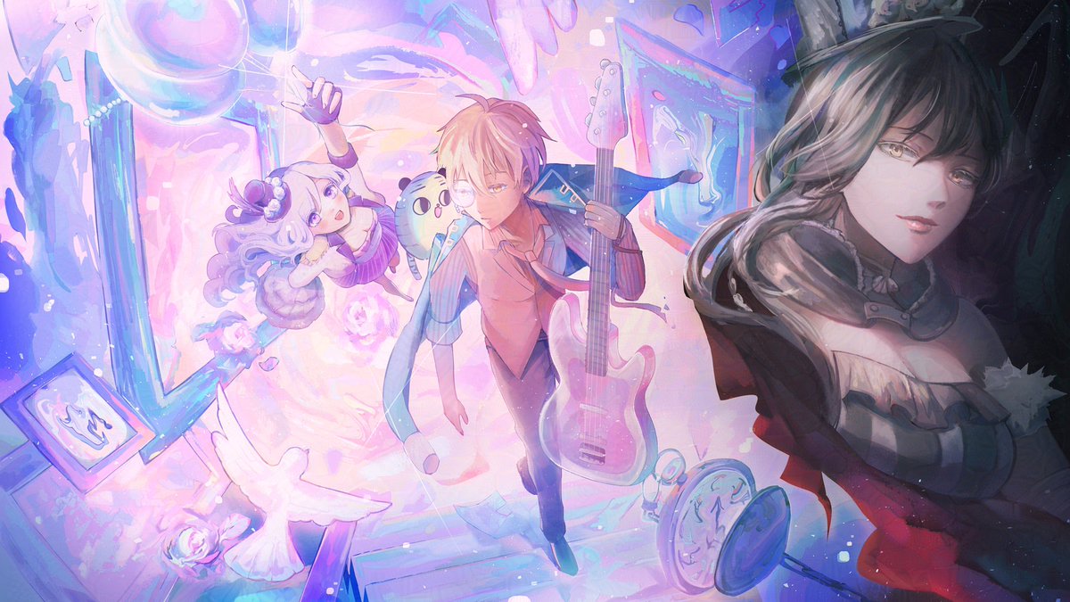 『旅の始まり』-Beginning of The Journey- 
✨🖼️🕊️☁️🐅🎸🥀✨ #oc