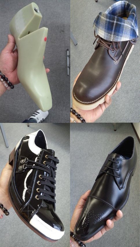 ハァイ♪

【オーダーメイドな靴屋】でぇす(但し副業)

‥足の型取って「左右の幅や長さ」を測るじゃん？

んで、写真とかで横から「甲の高さや足首の位置」計測出来るじゃん？

‥あとは毎度お馴染み3Dプリンターで型作れちゃえばOKよん♪

ブランド限定スニーカーより安いから頼んでみるよろし！