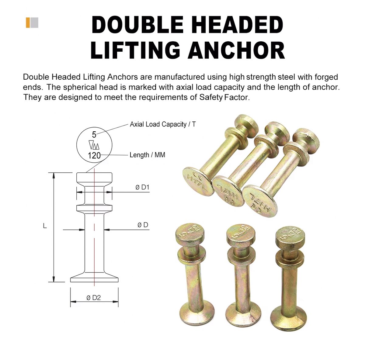 hulkmetaltech's tweet image. 💥Discover the high-quality double-headed anchors from Hulk Metal! 🤩
If you're involved in construction or related fields, don't miss out on this reliable choice! 💪
Email: hulkmetaltech@gmail.com
Website: hulkmetal.com
#HulkMetal #DoubleHeadedAnchors #liftinganchors