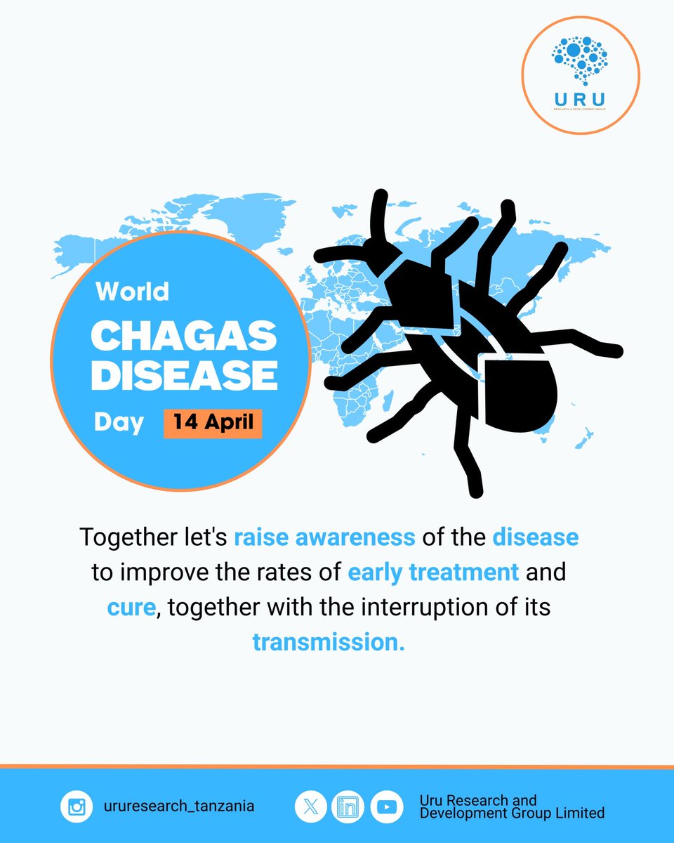 April 14 is World Chagas Disease Day!

Chagas disease affects millions — often in silence. Let’s raise awareness, support prevention, and fight for access to treatment in underserved communities.