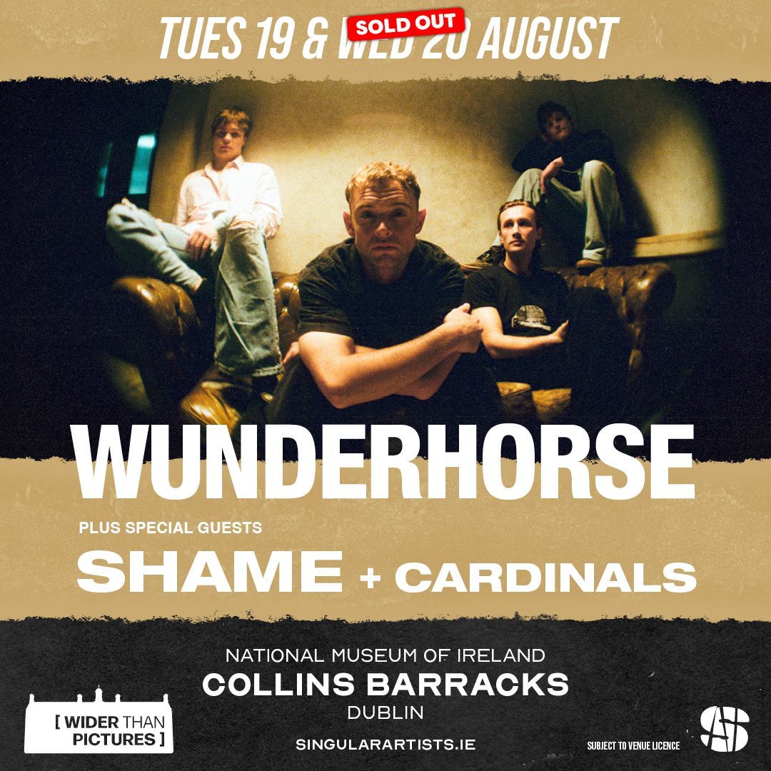Singular Artists (@singularartists) on Twitter photo SPECIAL GUEST ADDED
<a href="/cardinalsband/">Cardinals</a> will be
opening support for...
<a href="/wunderhorse/">Wunderhorse</a>
(+ <a href="/shamebanduk/">shame</a> )
Huge return to Dublin as
part of #widerthanpictures
<a href="/NMIreland/">National Museum of Ireland</a> || Dublin
19th Aug (LIMITED TIX)
20th Aug (SOLD OUT)
TIX + MORE INFO ⬇️
singularartists.ie/show/wunderhor… SPECIAL GUEST ADDED
<a href="/cardinalsband/">Cardinals</a> will be
opening support for...
<a href="/wunderhorse/">Wunderhorse</a>
(+ <a href="/shamebanduk/">shame</a> )
Huge return to Dublin as
part of #widerthanpictures
<a href="/NMIreland/">National Museum of Ireland</a> || Dublin
19th Aug (LIMITED TIX)
20th Aug (SOLD OUT)
TIX + MORE INFO ⬇️
singularartists.ie/show/wunderhor…