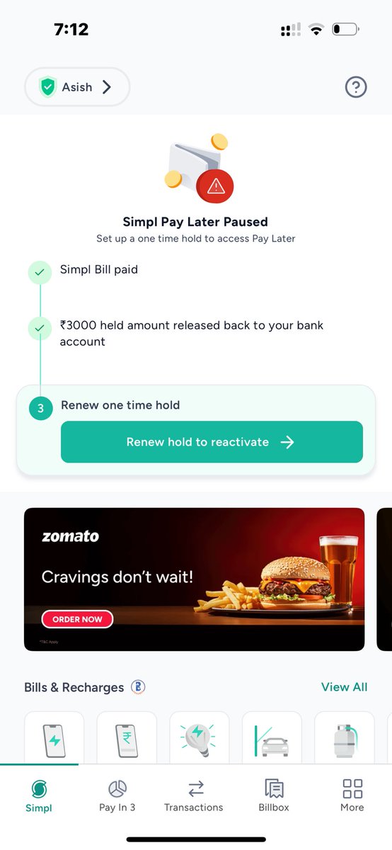 PikunAsish's tweet image. Worst experience with @getsimpl !
They held ₹3000 in my @HDFC_Bank account without any dues pending. I’ve paid everything, yet the amount was stuck for months. Despite several emails, ZERO response.
Is this how you treat customers?
#Simpl #WorstService #FintechFail #hdfcbank