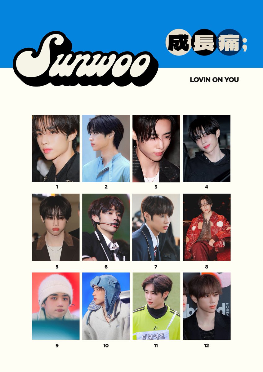 𝟮𝟬𝟮𝟱 𝙎𝙐𝙉𝙒𝙊𝙊 𝘽𝙄𝙍𝙏𝙃𝘿𝘼𝙔 𝙀𝙑𝙀𝙉𝙏
------------------------------------

成長痛 ;

선착 파우치 , 굿즈 및 액자 통신 판매
04. 14 18:00 - 04.21 23:59

굿즈: witchform.com/deposit_form/8…
액자: witchform.com/deposit_form.p…

#선우 #SUNWOO #더보이즈