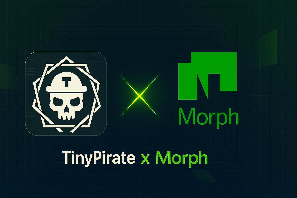 🚨Official announcement of collaboration｜TinyPirate × Morph 

TinyPirate is officially launched on the Morph network, bringing a new GameFi experience:

🎮 Play and earn instantly: real asset control, full chain data transparency and traceability

🌐 Build an ecosystem together: