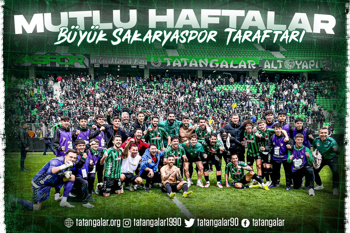 Mutlu Haftalar Büyük Sakaryaspor Taraftarı 🌞