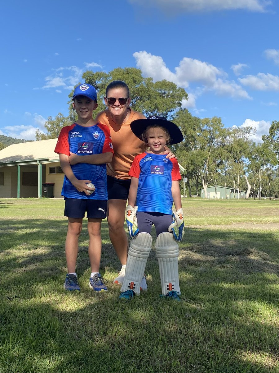 Jessica Jonassen (@jjonassen21) on Twitter photo Full circle moment today. Took the niece and nephew for a net session where it all began for me all those years ago ๐ฅฒ they love wearing their <a href="/DelhiCapitals/">Delhi Capitals</a> match shirts #RoarMacha #familytime Full circle moment today. Took the niece and nephew for a net session where it all began for me all those years ago ๐ฅฒ they love wearing their <a href="/DelhiCapitals/">Delhi Capitals</a> match shirts #RoarMacha #familytime
