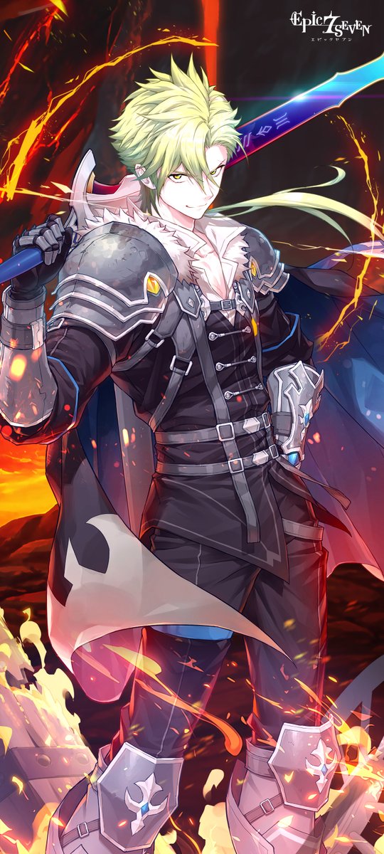 待ち受け】 「護衛隊長 クラウ＆青き薔薇の棘」の待ち受けを配布いたし