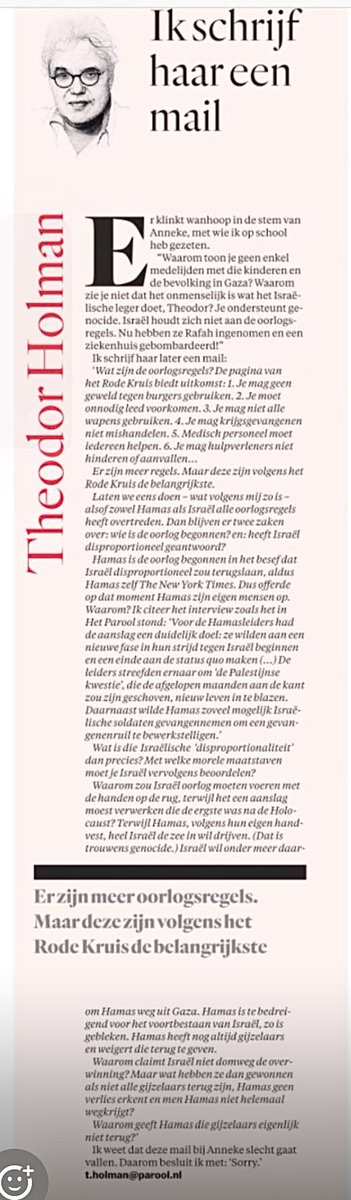 RonnyNaftaniel's tweet image. Zo is het @TheodorHolman. Vandaag in het #Parool: