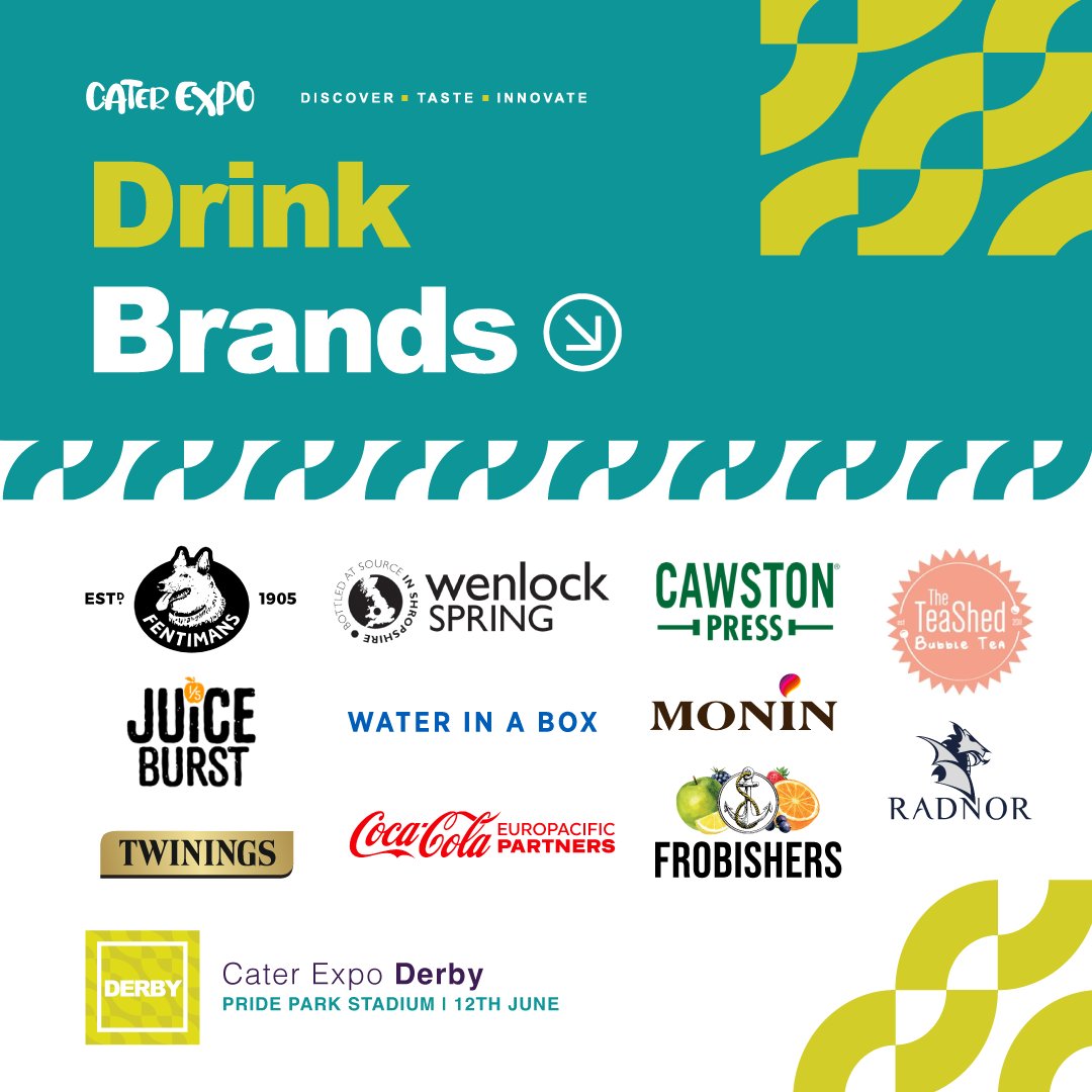 Our Drinks exhibitors are ready to shake things up at #CaterExpo Derby! 🍹☕🥤

From refreshing soft drinks to premium, indulgent beverages, get a taste of the latest trends in the drinks industry.

Secure your free spot here: bit.ly/4apjjeW
