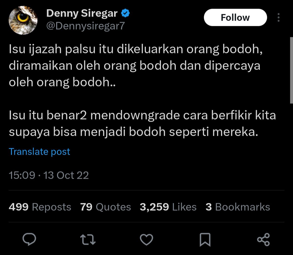 PartaiSocmed's tweet photo. BODOH! https://t.co/dFOMWMpg8W