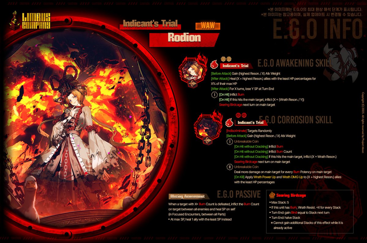 2025.04.17 (KST) 신규 E.G.O 특정 추출 / 新規E.G.O特定抽出 / New