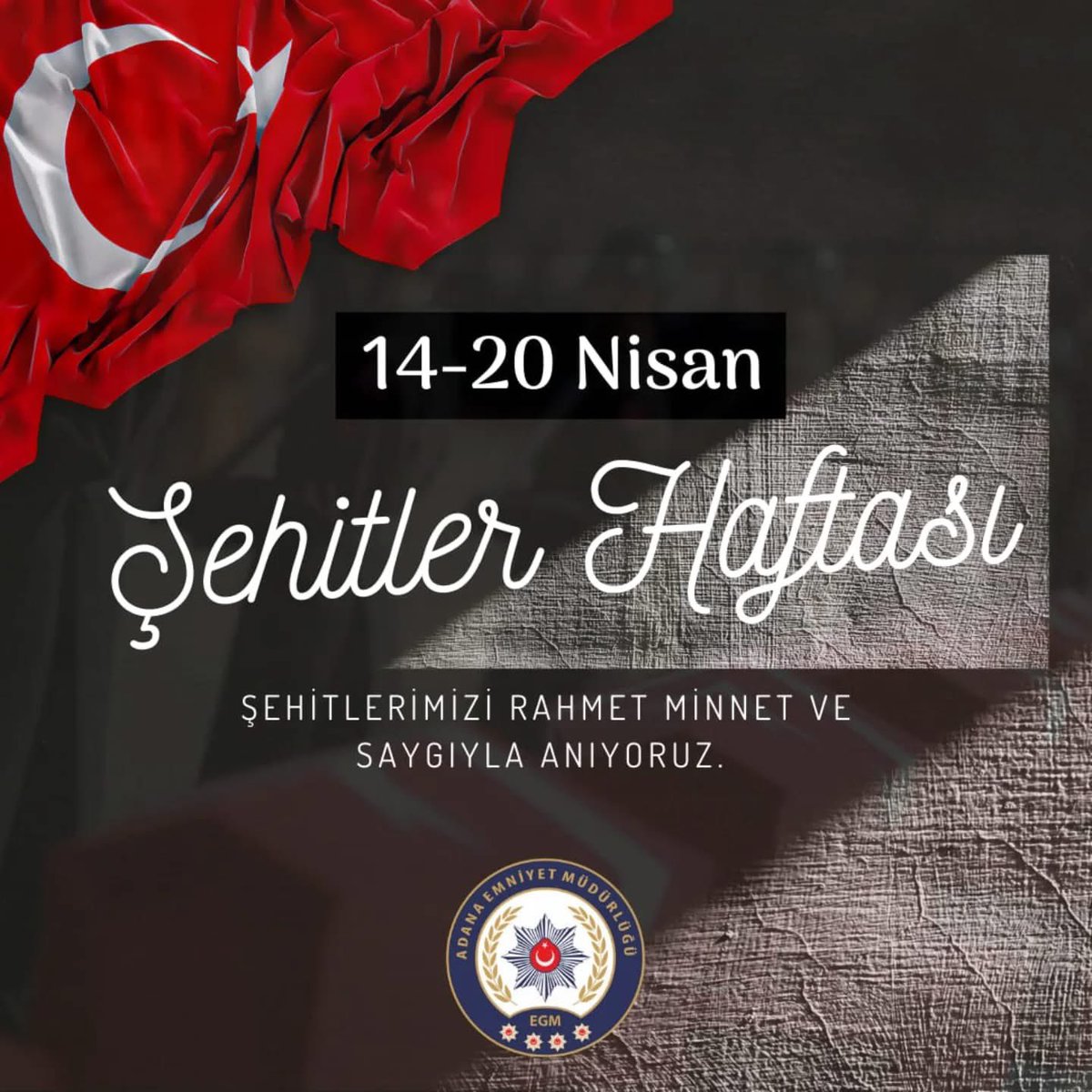 Vatan uğruna can veren başta Gazi Mustafa Kemal Atatürk olmak üzere tüm aziz Şehitlerimizi Rahmet, Minnet ve Saygıyla yâd ediyoruz.
#ŞehitlerHaftası
🇹🇷🇹🇷🇹🇷🤲🇹🇷