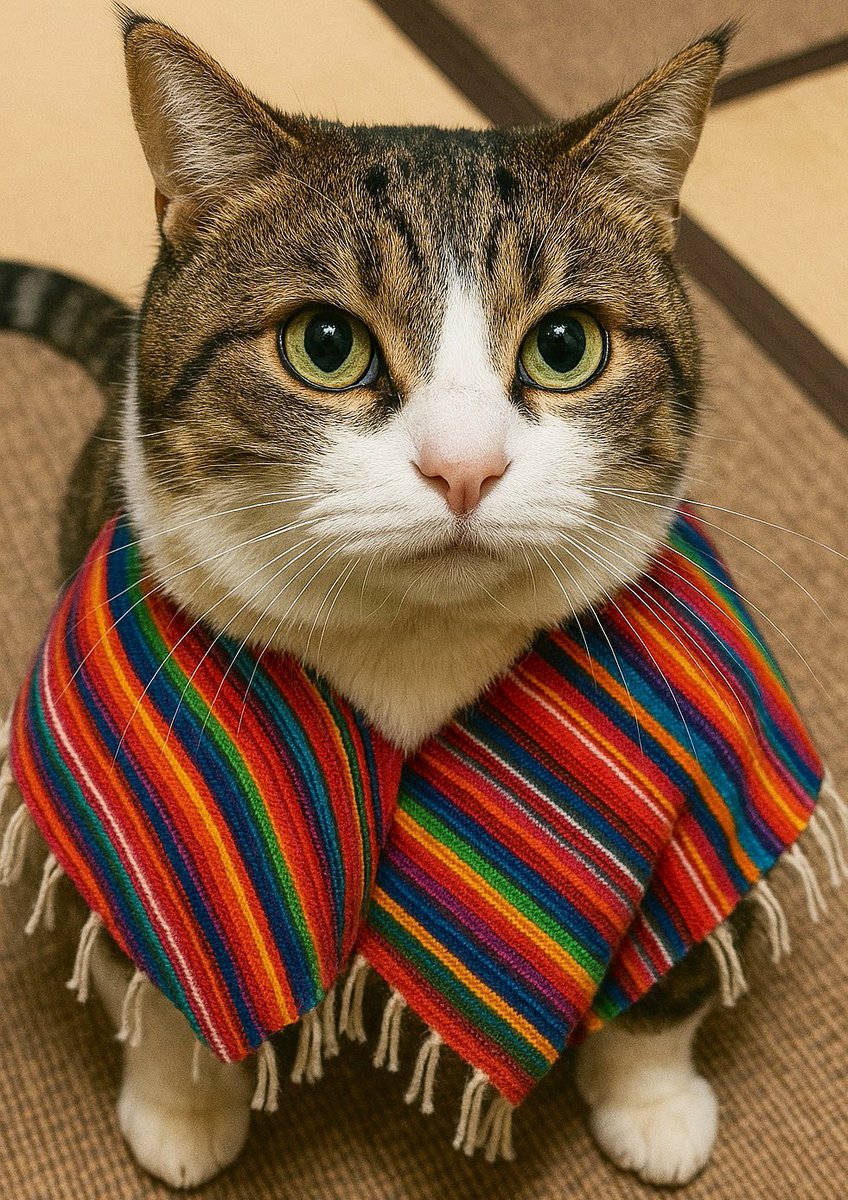 Kotaro llevaba ropa parecida a la mexicana🇲🇽😹