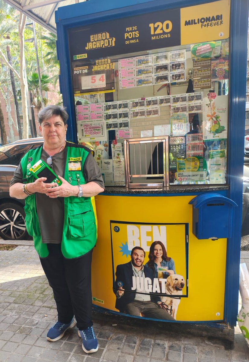 Comencem la #SetmanaSanta 🗓️amb molta il·lusió i més d’1,2 milions d’euros amb premis del #Cuponazo 🦮👨‍🦯a #LloretDeMar i a #Barcelona. Enhorabona! Recorda que la sort està a prop! #BenJugat 👋👋