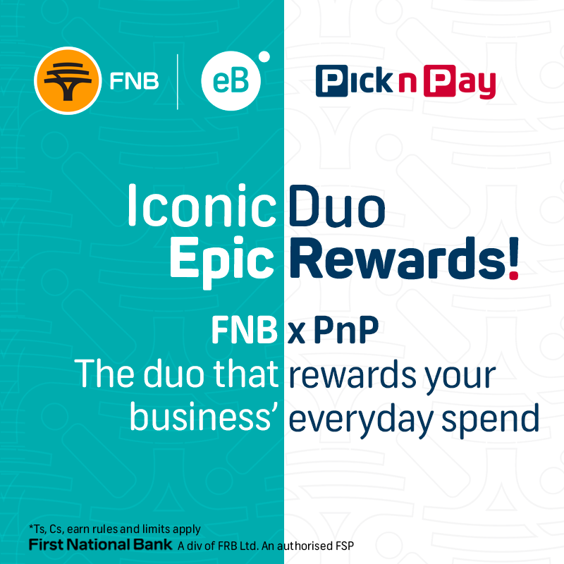 Like a water cooler and juicy skinner, some combos are just classic. That’s why FNB and <a href="/PicknPay/">Pick n Pay</a> are linking up to bring your business better value and more rewards. Scroll down and let’s make your business the next iconic duo. #FNBxPnP #Iconicduos