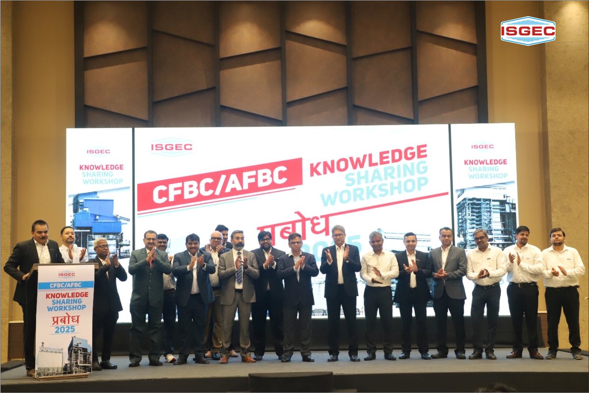 Isgec_engg's tweet photo. Prabodh 2025 | Daman
A successful one-day workshop on Apr 11, 2025, packed with insights & collaboration with our #CFBC & #AFBC customers from Western & Central India.
Strengthening partnerships through knowledge sharing & innovation.
boilersales@isgec.co.in
#Prabodh2025 #Isgec https://t.co/3v3TbULTnB
