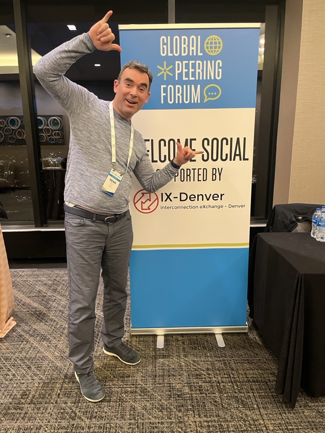 NetIXnet's tweet photo. 1/3 Is our VP of Connectivity Services, Dean Belev, excited to be at #GlobalPeeringForum? You decide!

Email us on - contact@netix.net
#Internetexchnanges #IXP #telecoms #telecom #internet #ethernet #denver #colorado #NetIX @neterranet #Neterra @globalpeering #GPF #GPF2025 https://t.co/ELMQwBarzY
