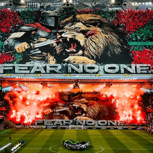 Legia Warsaw's at home against Chelsea 10.04.2025
shop.ultras-tifo.net