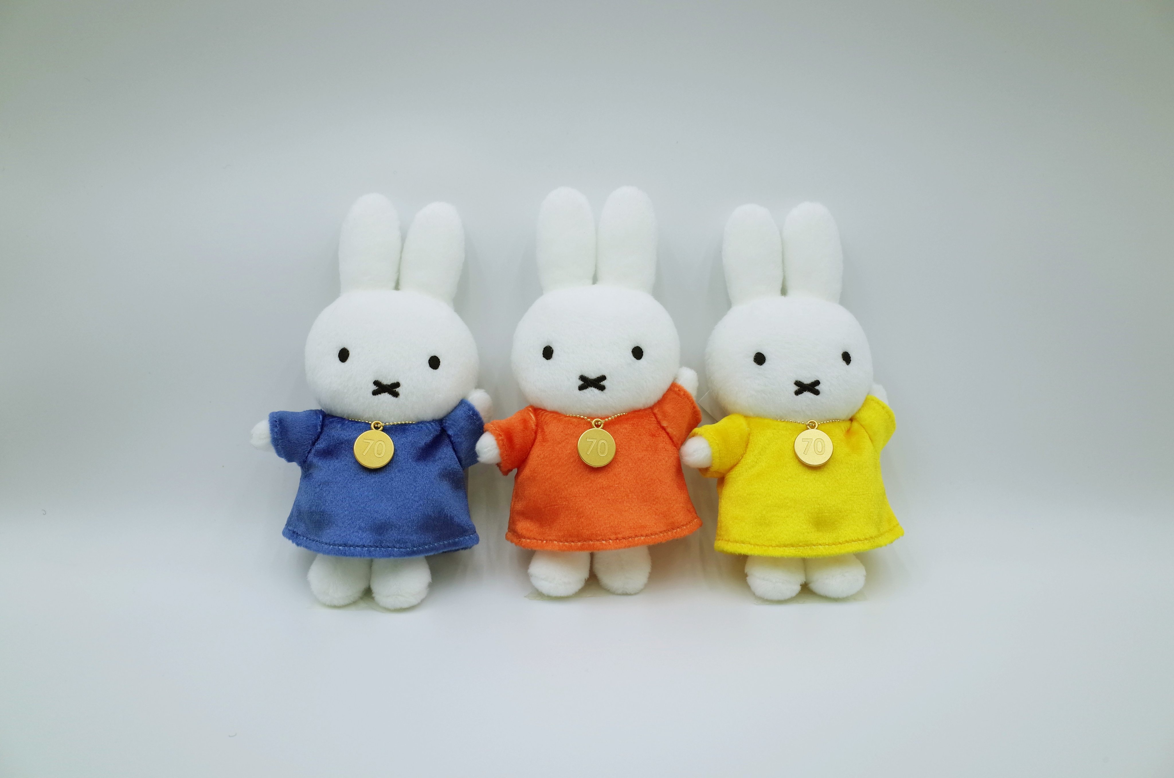 ミッフィー展 70周年 限定 グッズ オリジナルマスコット 3色