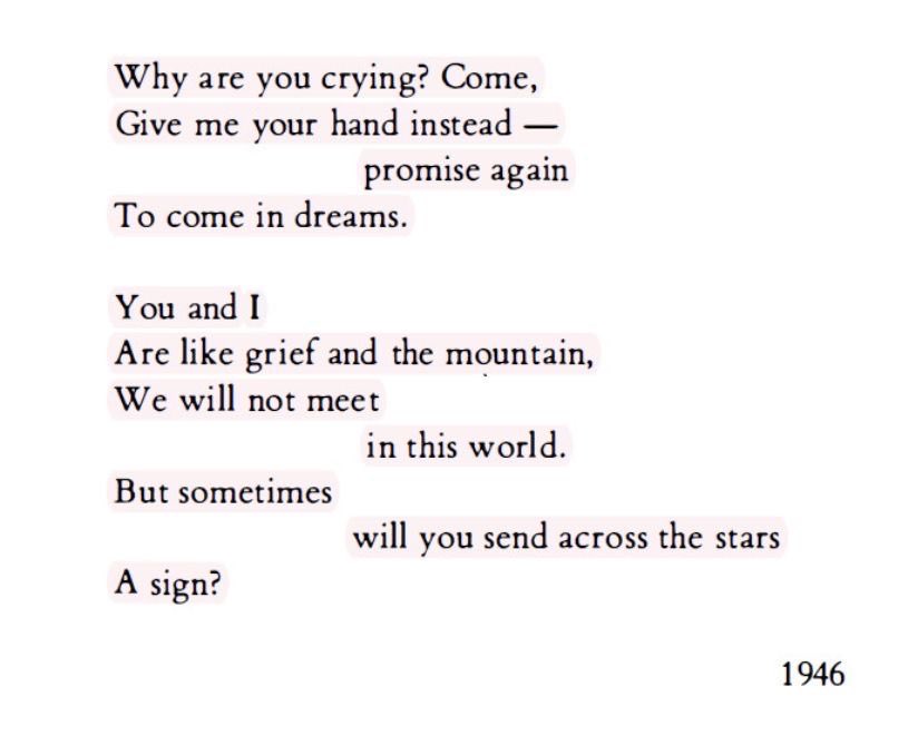 dumbsoftheart's tweet photo. anna akhmatova, in dream https://t.co/Tpk6S8RAAU