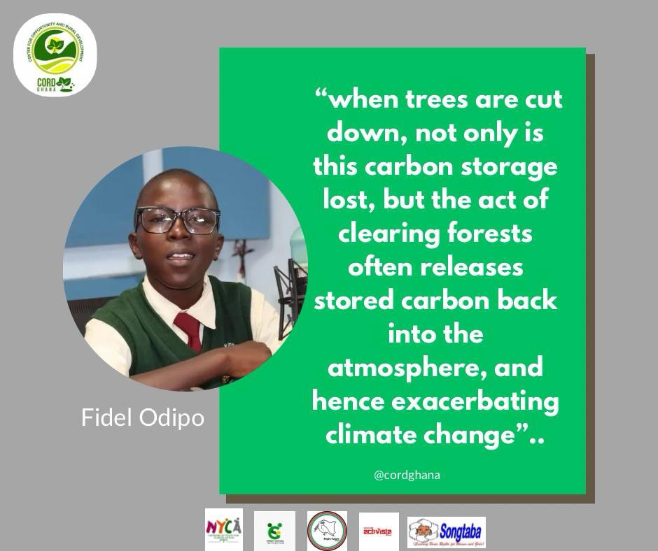 cordghana's tweet image. Highlights from webinar series episode 3 on climate change, Deforestation and Land Use. Call to Action.
#ClimateChange
#SustainableLandUse
#CallToAction
#SustainableSystems