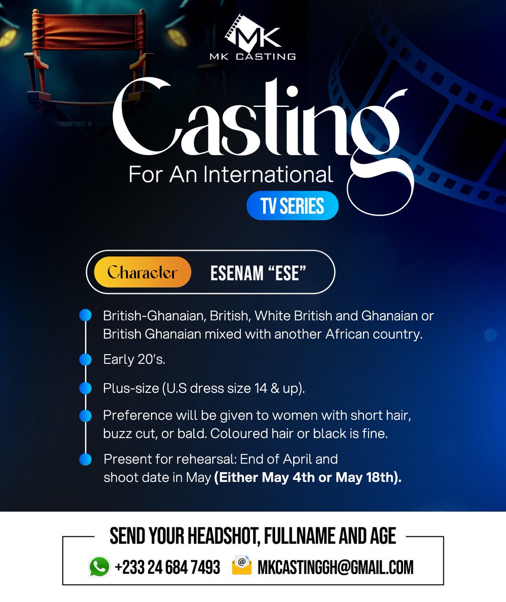 We are casting!