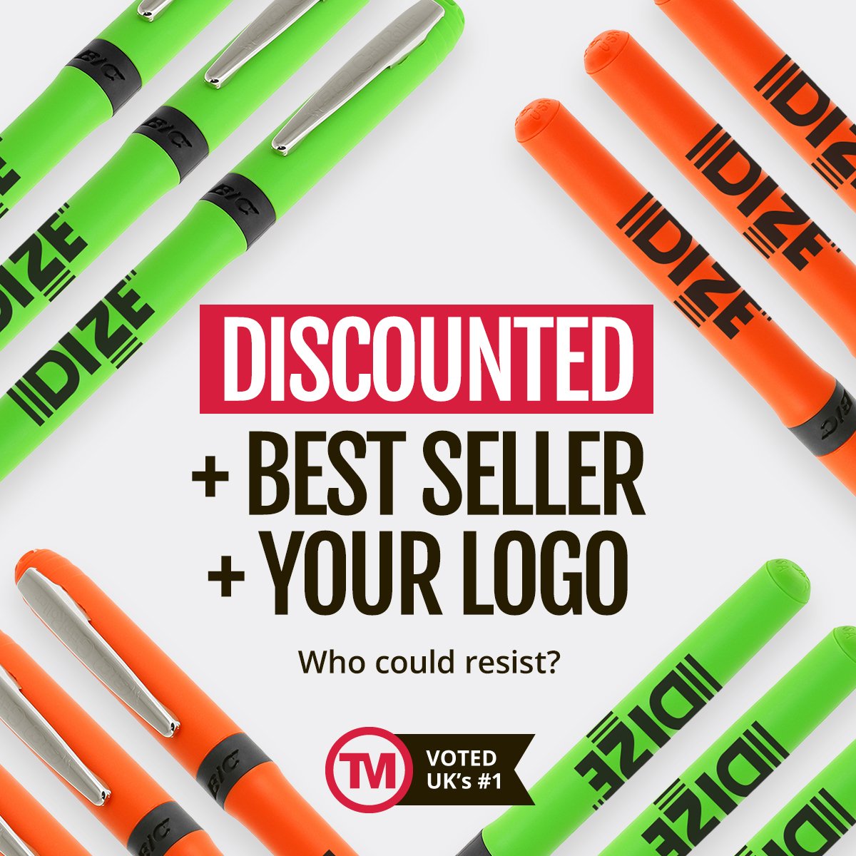Run, don't walk: you can currently get 250 units of our best-selling BIC Grip Roller pens with your logo from just £200 - find out more here 👉 totalmerchandise.co.uk/branded-produc…