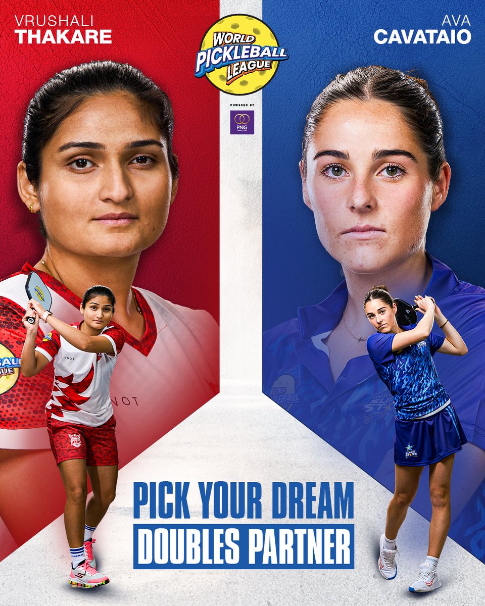 wpblofficial's tweet image. Ava&apos;s Dinks or Vrushali&apos;s Smashes 🔥 Can’t pick? We get it. But try away 👇

#WPBL #Pickleball #PickleSetGo