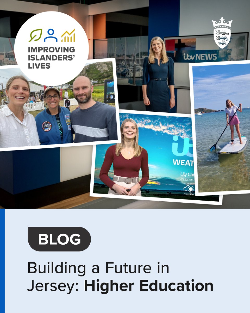 GovJersey's tweet photo. The Jersey Bursary helped @LilyCarterTV go from a MA in Journalism to @ITVChannelTV’s Weather Presenter.
With increased grants and more flexible criteria, lifelong learning and skills development are more accessible than ever. https://t.co/MDuMwOXkvh
@skills_jersey @deputyrobward https://t.co/7yNiZMiaEU