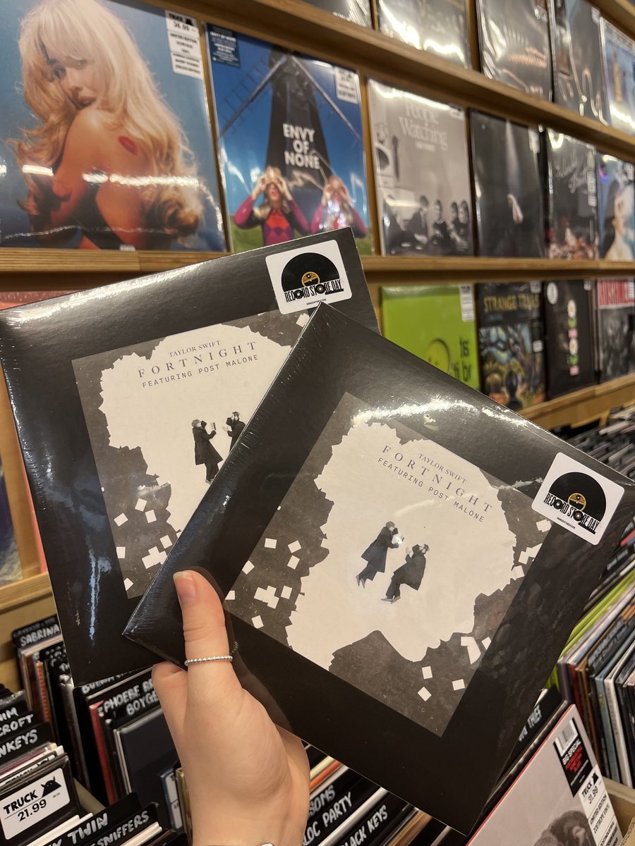 Attention all Swifties! We still have a few Taylor Swift ft. Post Malone - Fortnight singles in both Witney and Oxford, but they won't stick around for a fortnight OR forever...

Remaining RSD stock goes live on our website at 8pm tonight - see you there!