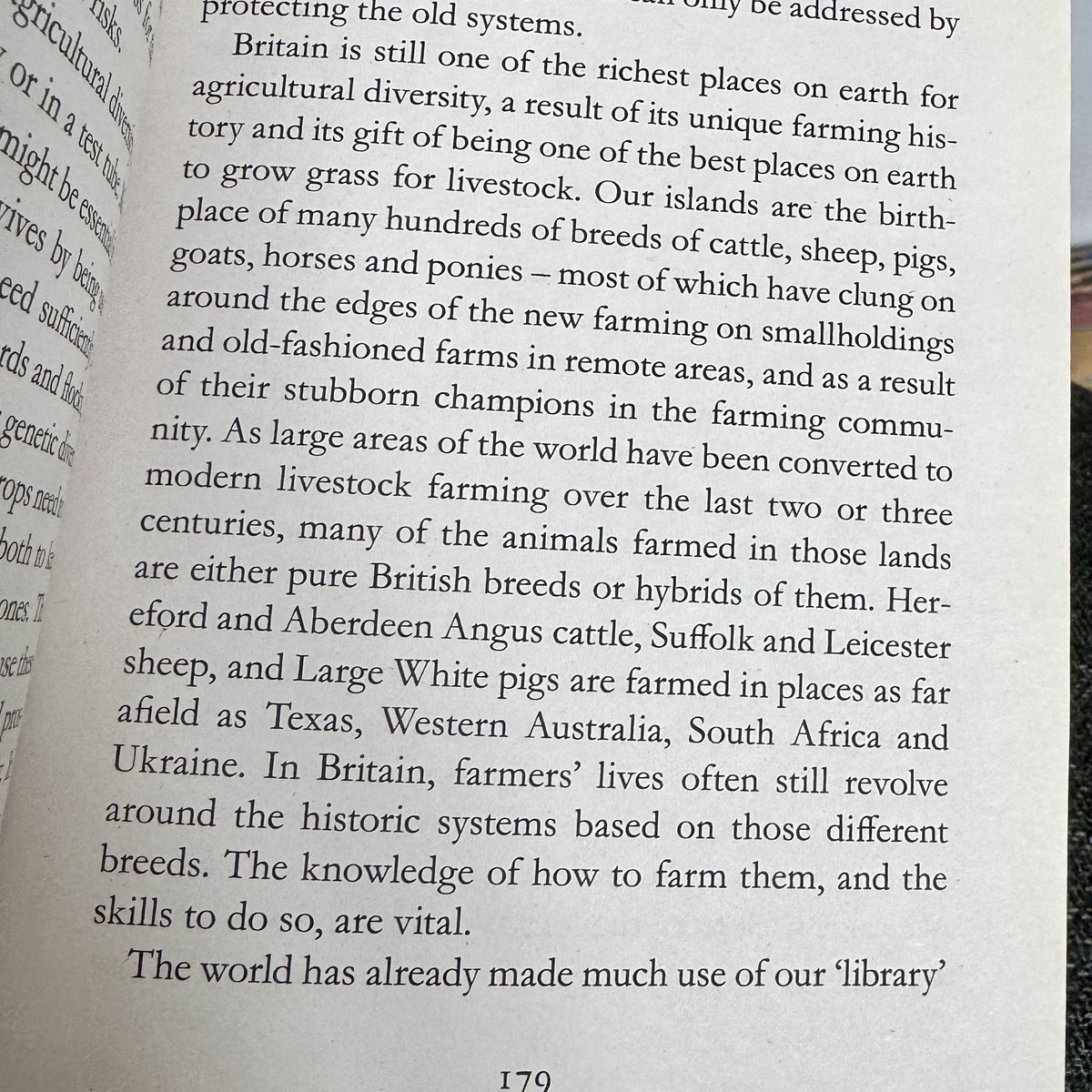 Reading <a href="/herdyshepherd1/">James Rebanks</a>’s English Pastoral - what a #book. Here’s an extract that really stayed with me - why we must #respect this land, #nature, and the importance of ecological #farming, agricultural #diversity, and supporting #farmers. #shoplocal #FarmersProtest