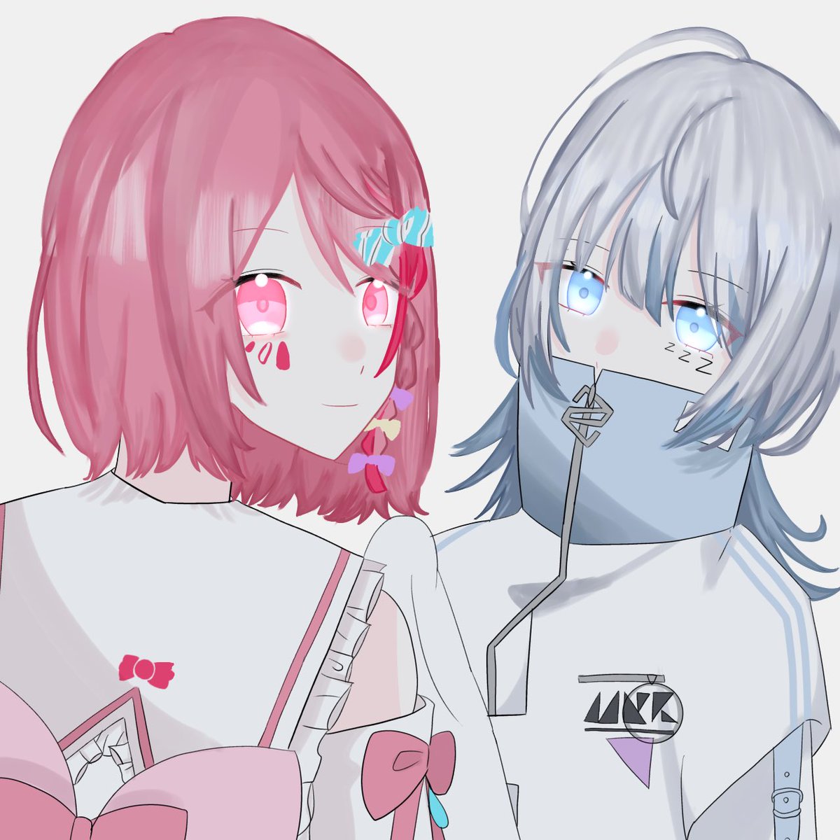#わんふら #わんふらぁと #あめみゅぜ #まくらのえほん 
#イラスト
最近ハマってる大好き🩷🩵