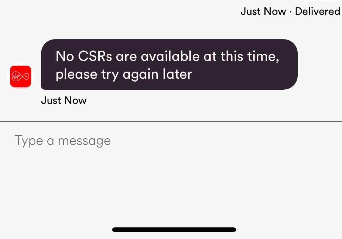 ROSACATRAIO's tweet photo. This is terrible still no service I have tried using online the message for the last 2 weeks is this - NEED INTERNET URGENT PLEASE @VirginMediaIE do something!! https://t.co/vKp76NF8KO