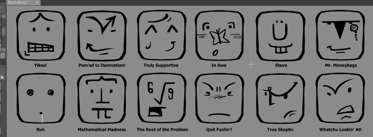 not the usual posts but. my roblox dynamic head ideas.., i swewr im working on fanart