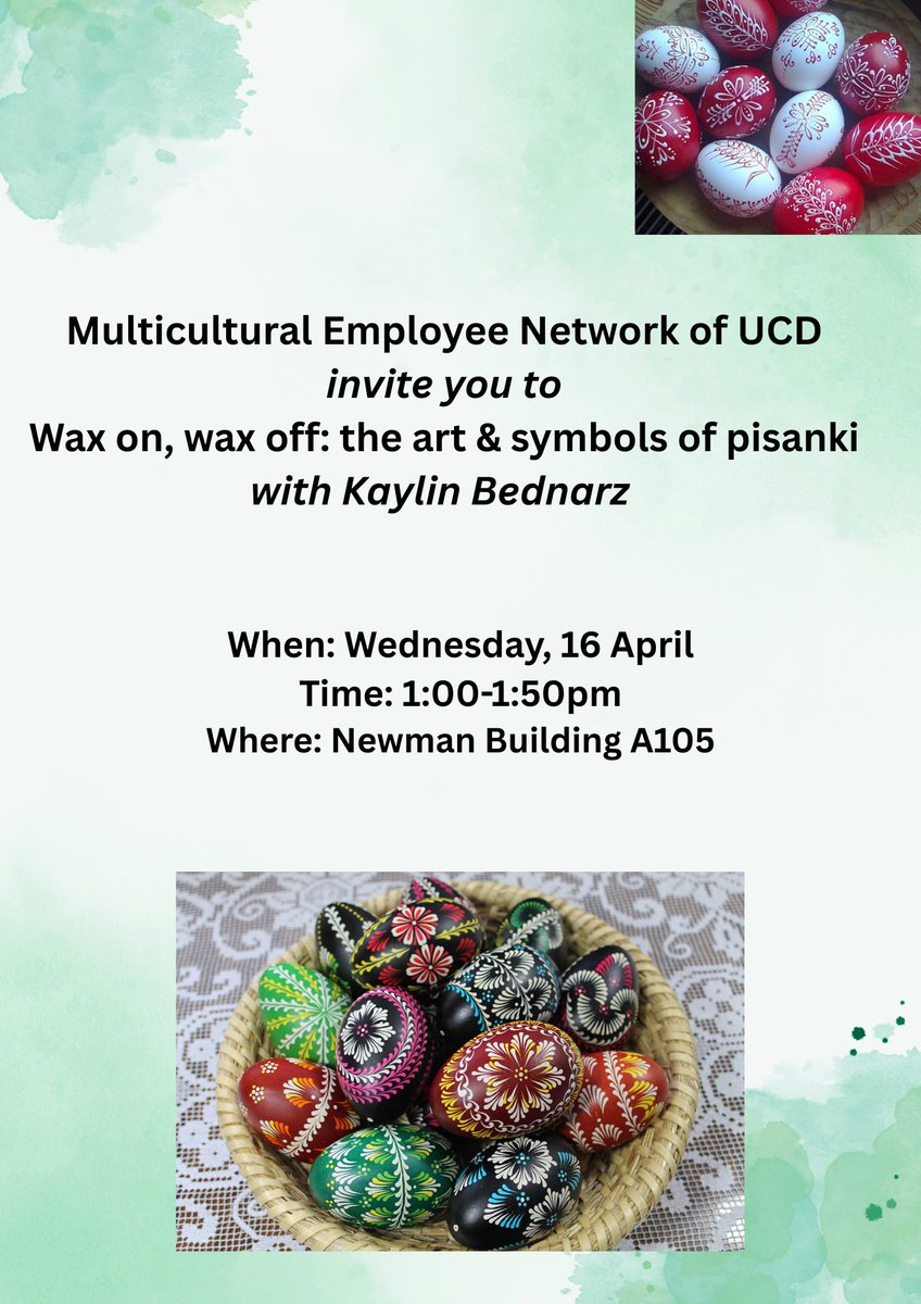 MENU_UCD's tweet image. Join us this Wednesday 16th, 13.00🐥