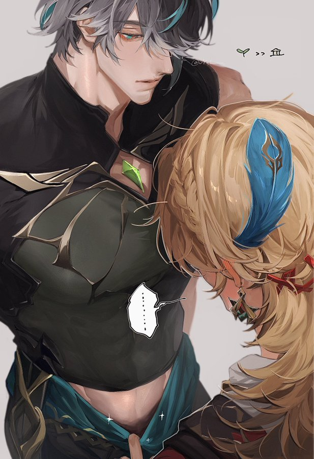 xiao_s205's tweet image. γ’γ«γ«γ΄γ§ #haikaveh #Alhaitham #Kaveh Cre:@vYqi__