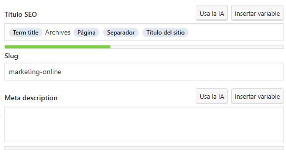 Ojito con el último update de <a href="/yoast/">Yoast</a> Las metas desaparecen de las categorías, y si guardas cambios, las pierdes. Me ha pasado en 2 webs.
Las metas aparecen bien configuradas en el front, pero NO en la caja de Yoast, que sale vacía por defecto. Si no te das cuenta y guardas