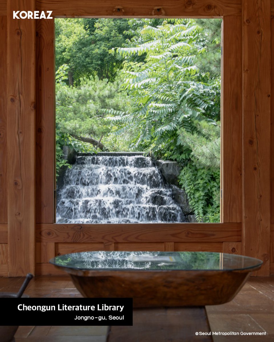 mofa_koreaz's tweet image. Explore four locations in Seoul ideal for uninterrupted reading and quiet reflection.📖

📍Inwangsan Forest Shelter
📍Odong Public Library
📍Cheongun Literature Library
📍Bangbae Forest Library

#koreaz #seoul #library #books #libraryweek #forestlibrary