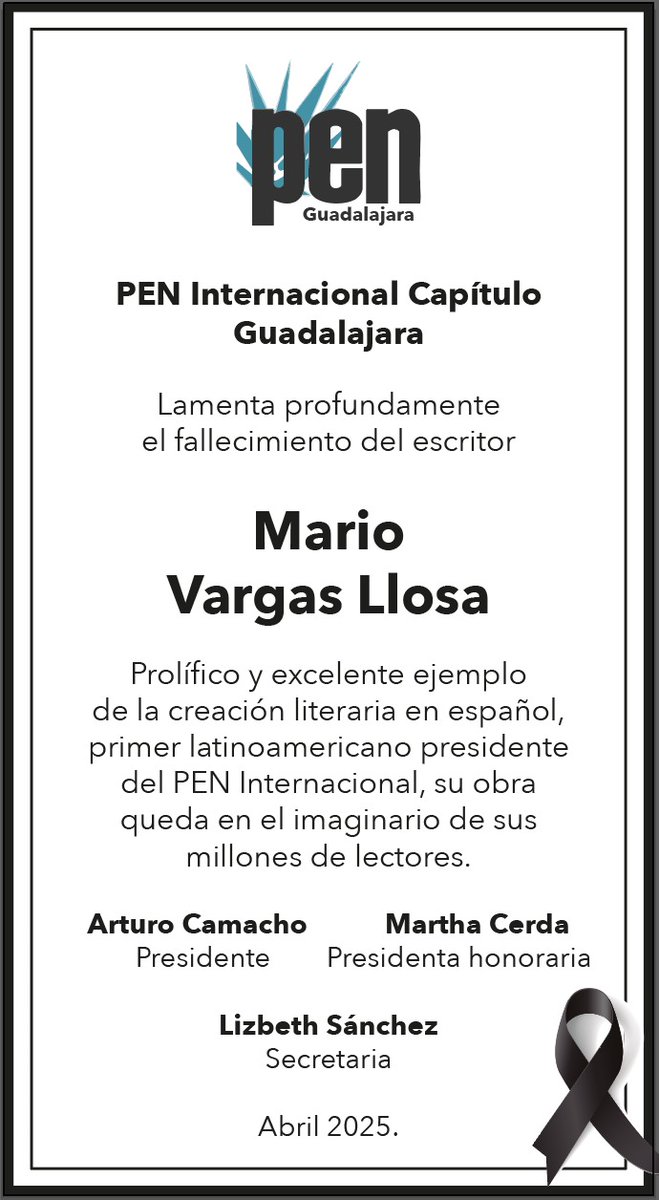#penguadalajara #mariovargasllosa #escritor