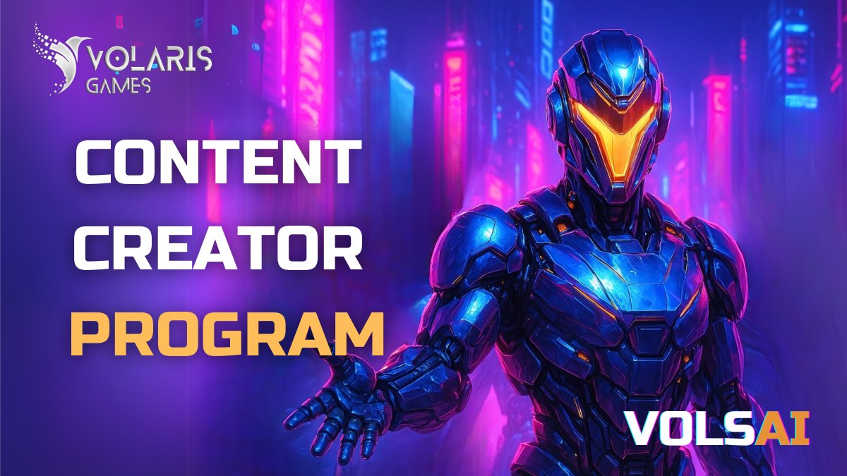 Volaris Games (@volarisgames) on Twitter photo We hear you.. Content Creator Program <a href="/GalxeQuest/">Galxe Quest</a> is back!
Now with HIGHER $VOLS rewards. Showcase how we're transforming AI, gaming & productivity with AI agents & blockchain.
Whether you're X storyteller, mememaster, or YouTuber—help amplify what we are building! We hear you.. Content Creator Program <a href="/GalxeQuest/">Galxe Quest</a> is back!
Now with HIGHER $VOLS rewards. Showcase how we're transforming AI, gaming & productivity with AI agents & blockchain.
Whether you're X storyteller, mememaster, or YouTuber—help amplify what we are building!