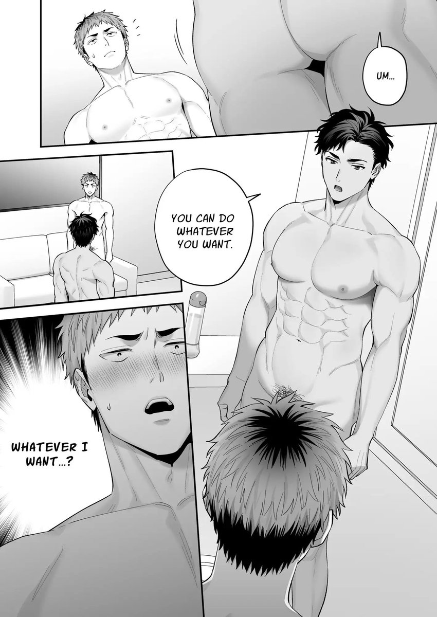For the enjoyers of men's tits out there, here's a good one for you!😏

Extra service also included 👌

📚Read more here: dlsite.jp/50emr1p

Circle: FKRfactory
#r18yaoi #menboobs #blmanga #boyslove