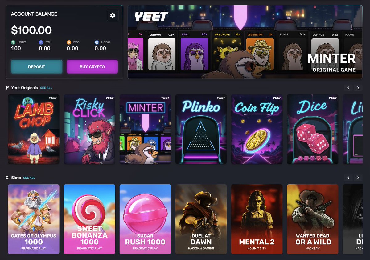 HalibutCrypto's tweet photo. brb turning 100$ to 10k on this new crypto casino...

https://t.co/ah3dB6oOih

the games r actual crypto related games too so this is gonna be fun.

celebrating in advance by giving 50$ each to 5 lucky commenters/RT-ers.

I've gambled on every chain ( $ETH, $SOL, $RON) but this platform might be the winner ong