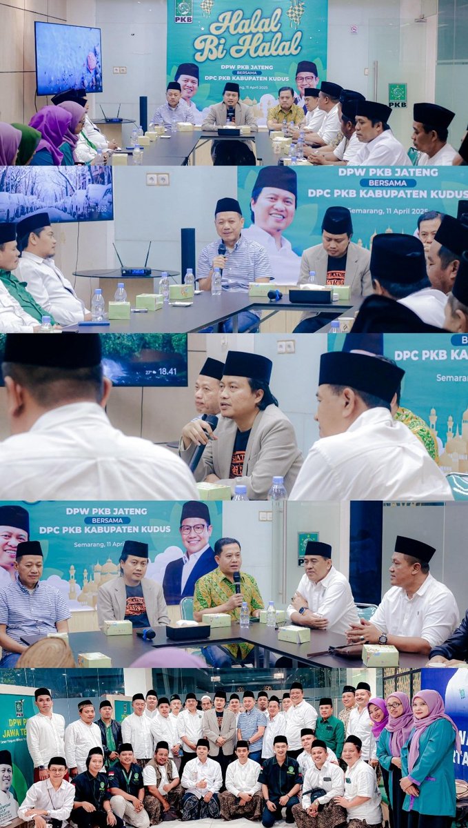 FRAKSI PKB JATENG (@fpkb_dprdjateng) on Twitter photo Melanjutkan Tradisi Baik , Halal Bi Halal <a href="/dpcpkbkudus/">DPC PKB Kudus</a> bersama DPW PKB Jateng . <a href="/DPP_PKB/">DPP PKB</a> <a href="/cakimiNOW/">A Muhaimin Iskandar</a> <a href="/yusuf_ch/">M Yusuf Chudlory</a> <a href="/Sukirman_Kir/">Sukirman</a> <a href="/hamid_amx/">abdul hamid</a> <a href="/_sarifabdillah/">Sarif Abdillah</a> Melanjutkan Tradisi Baik , Halal Bi Halal <a href="/dpcpkbkudus/">DPC PKB Kudus</a> bersama DPW PKB Jateng . <a href="/DPP_PKB/">DPP PKB</a> <a href="/cakimiNOW/">A Muhaimin Iskandar</a> <a href="/yusuf_ch/">M Yusuf Chudlory</a> <a href="/Sukirman_Kir/">Sukirman</a> <a href="/hamid_amx/">abdul hamid</a> <a href="/_sarifabdillah/">Sarif Abdillah</a>