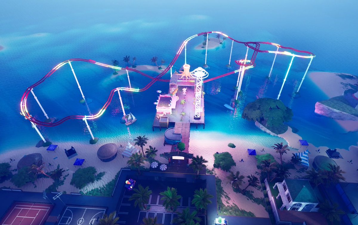 VortexStudioFtn's tweet image. Here’s a theme park made in UEFN! 🎢✨ 

#UEFN #FortniteCreative #Vortex