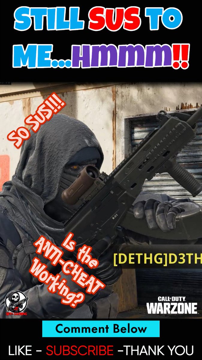 Dethtripper's tweet photo. Is #COD's Cheating Crisis Finally Over, or Are They Just Playing Us? https://t.co/2kd07LLgvF via @YouTube #CallofDuty #CallofDutyWarzone #AntiCheat #CheatingCrisis #WarzoneCheaters #Dethtripper #DethG #DethGaming #YouTubeShorts #CODCommunity #GamerRants https://t.co/HtondfYUEj