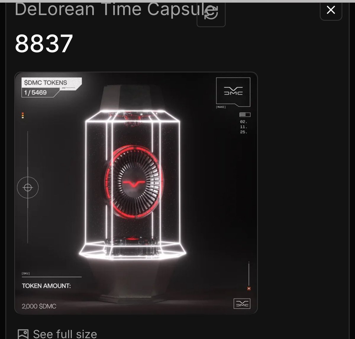 Just got my <a href="/DeLoreanlabs/">DeLorean Labs</a> NFT! Can’t wait to pre-order my new Car! 
Marketplace coming soon on <a href="/SuiNetwork/">Sui</a> !